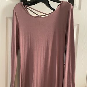 Long Sleeved Body-con Dress